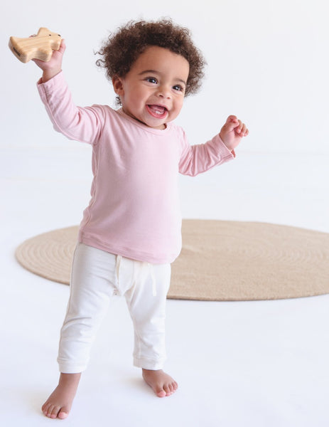Boody Baby Pull On Pant - Chalk