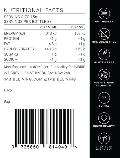 Imbibe Beauty Renewal Probiotic Elixir