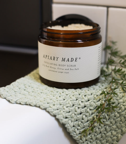 Apiary Made - Honey, Citrus & Sea Salt Body Scrub