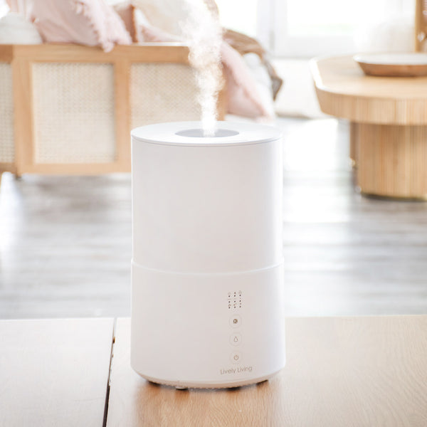 Lively Living Safe Air Purifier with UV Sterilisation Mode + Bonus Oil