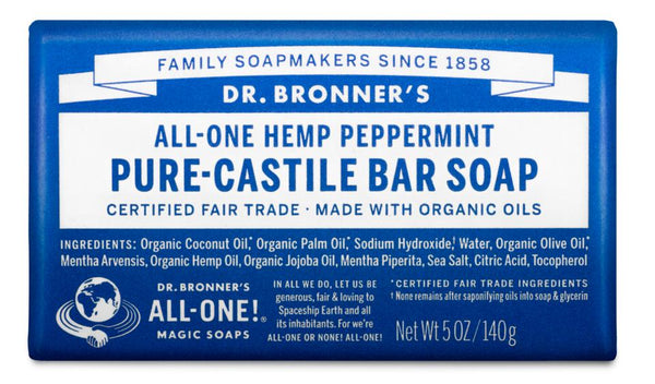 Dr Bronner's Pure Castile Bar Soap